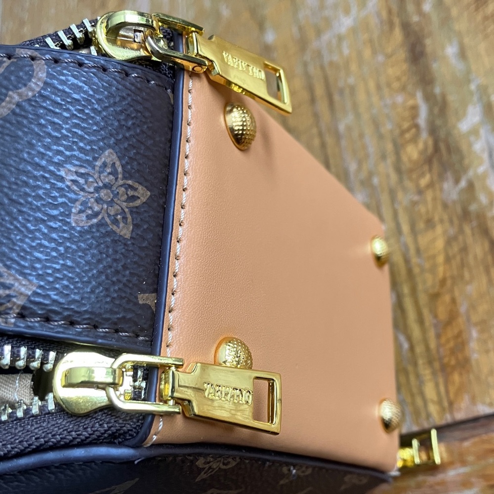 VAFIVTNO Elegant Brown Designer Handbag - Picture 5 of 5